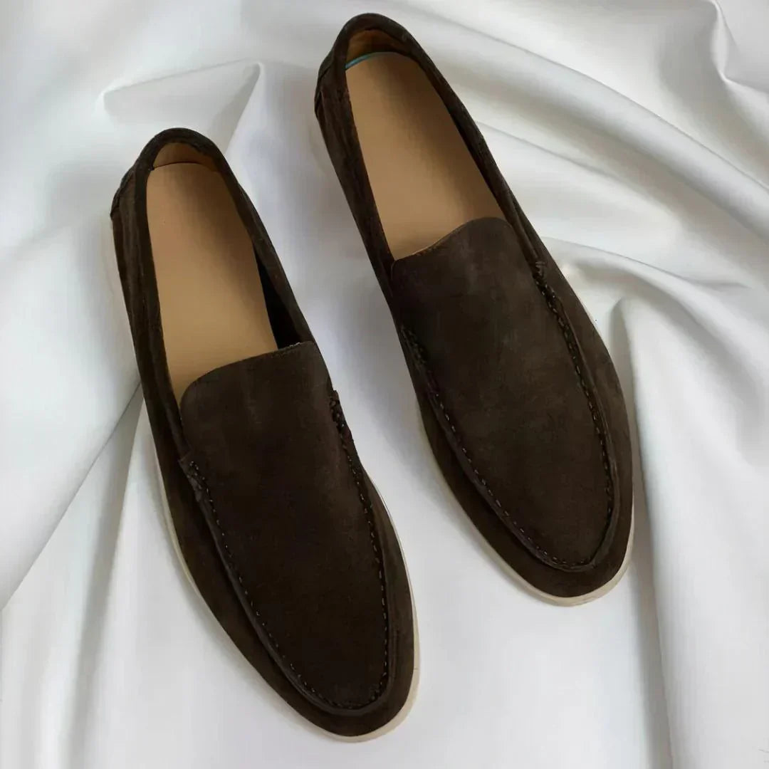 Mocassins Doublé Aspect Daim Pour Homme