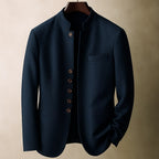 Homme Veste Col Montant