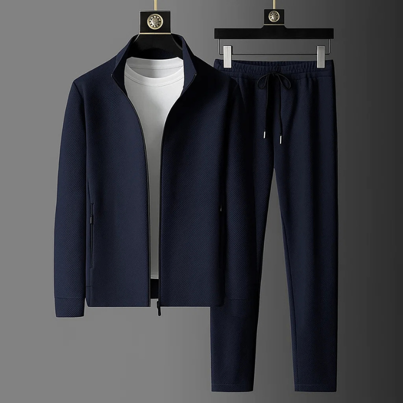Costume 2 Pièces Matière Stretch Coupe Structurée Pour Homme
