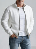 Veste Maille Gaufrée Pour Homme