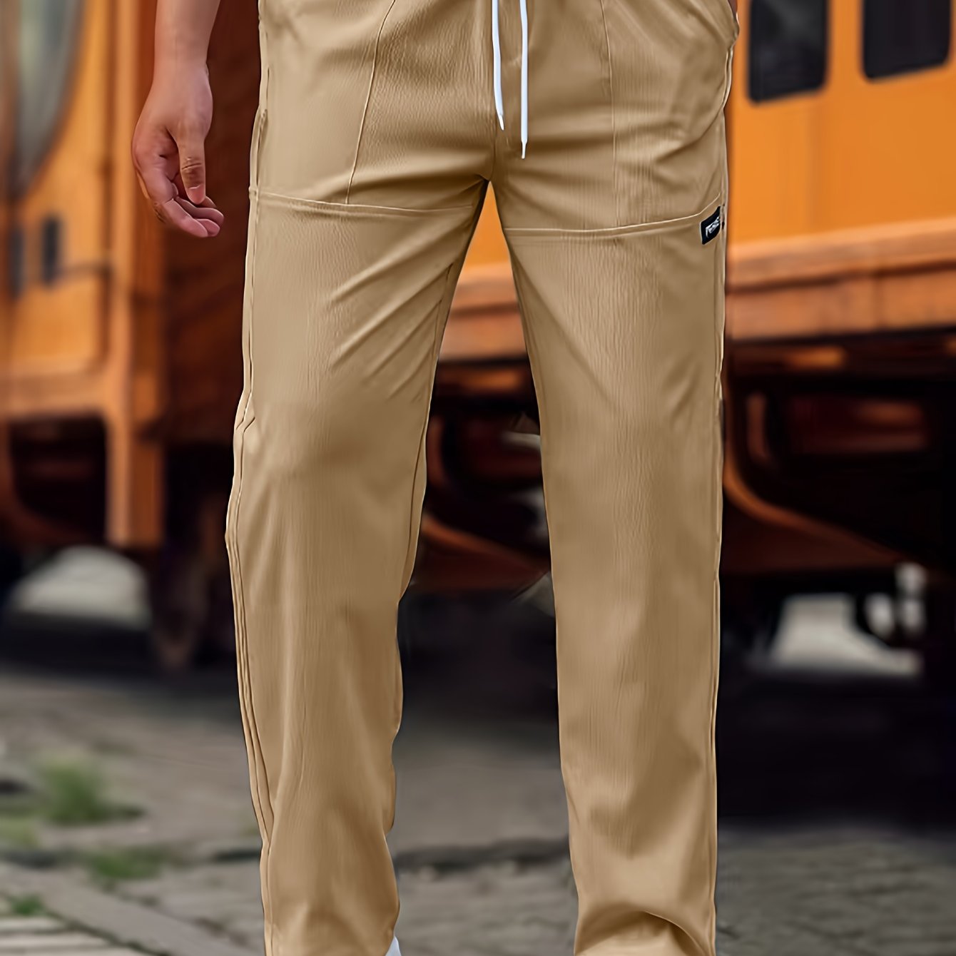 Homme Pantalon Coupe Droite