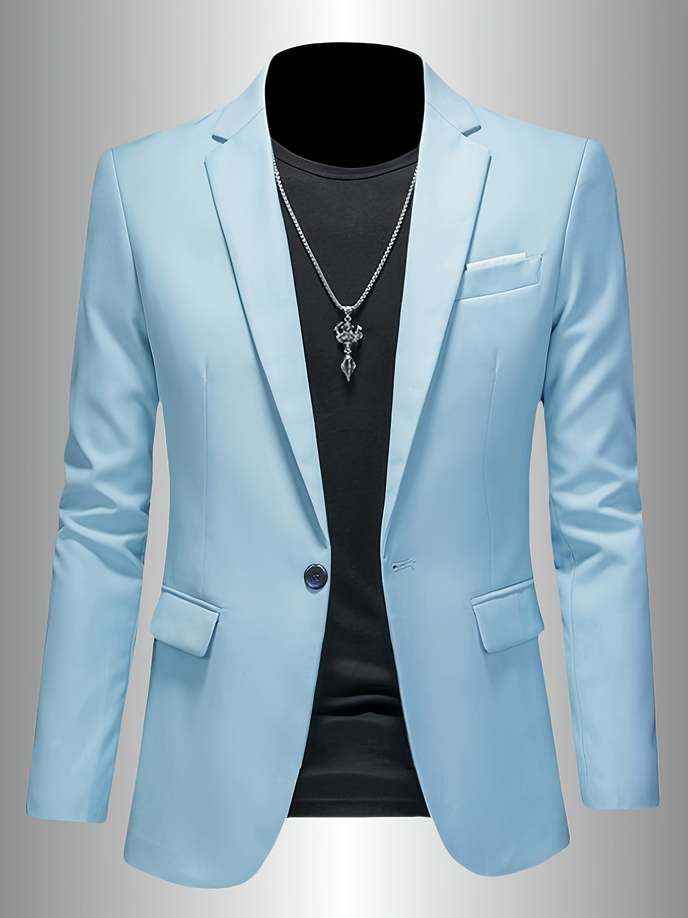Blazer Coupe Ajustée Pour Homme