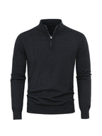 Homme Pull Col Zippé