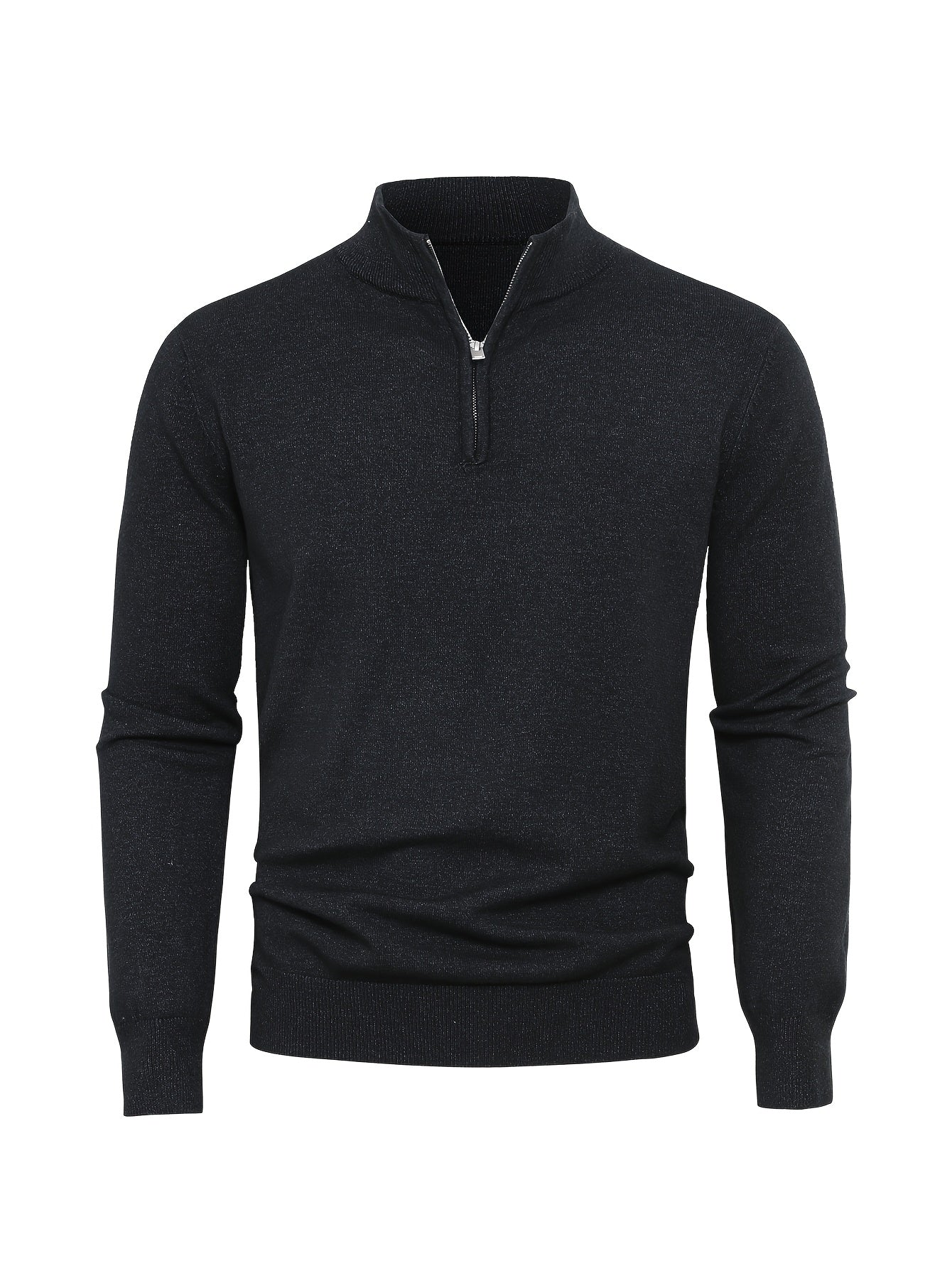 Homme Pull Col Zippé