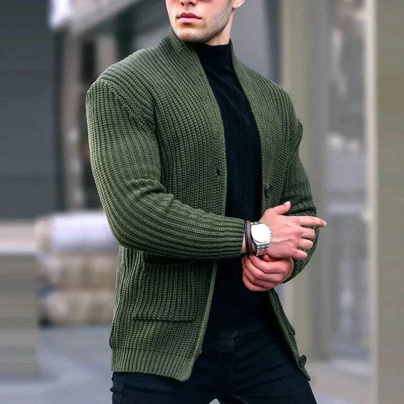Homme Cardigan Maille Léger