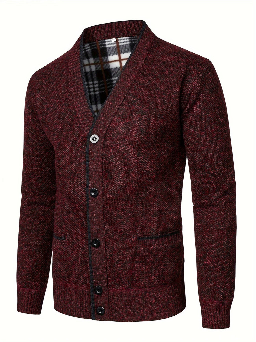 Homme Cardigan Col V