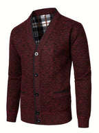 Homme Cardigan Col V