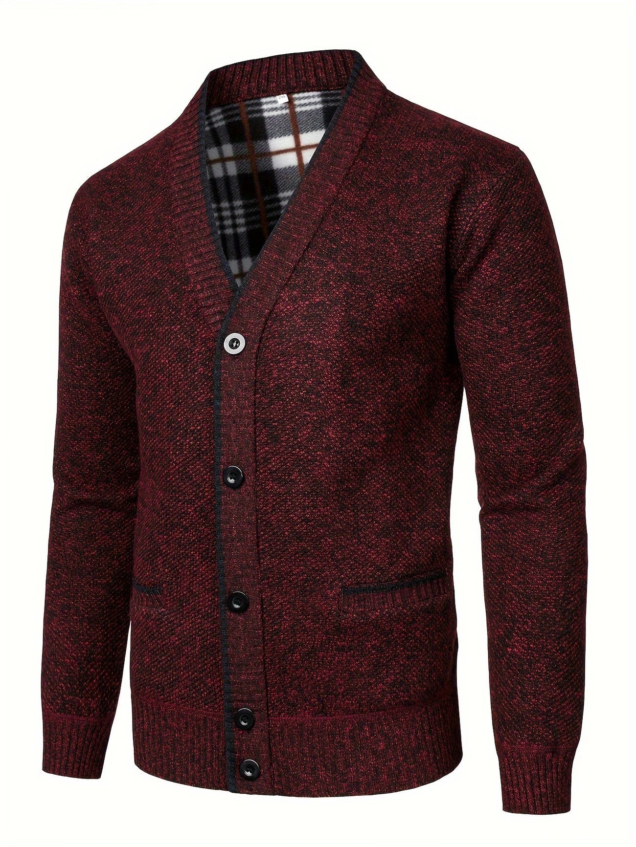 Homme Cardigan Col V