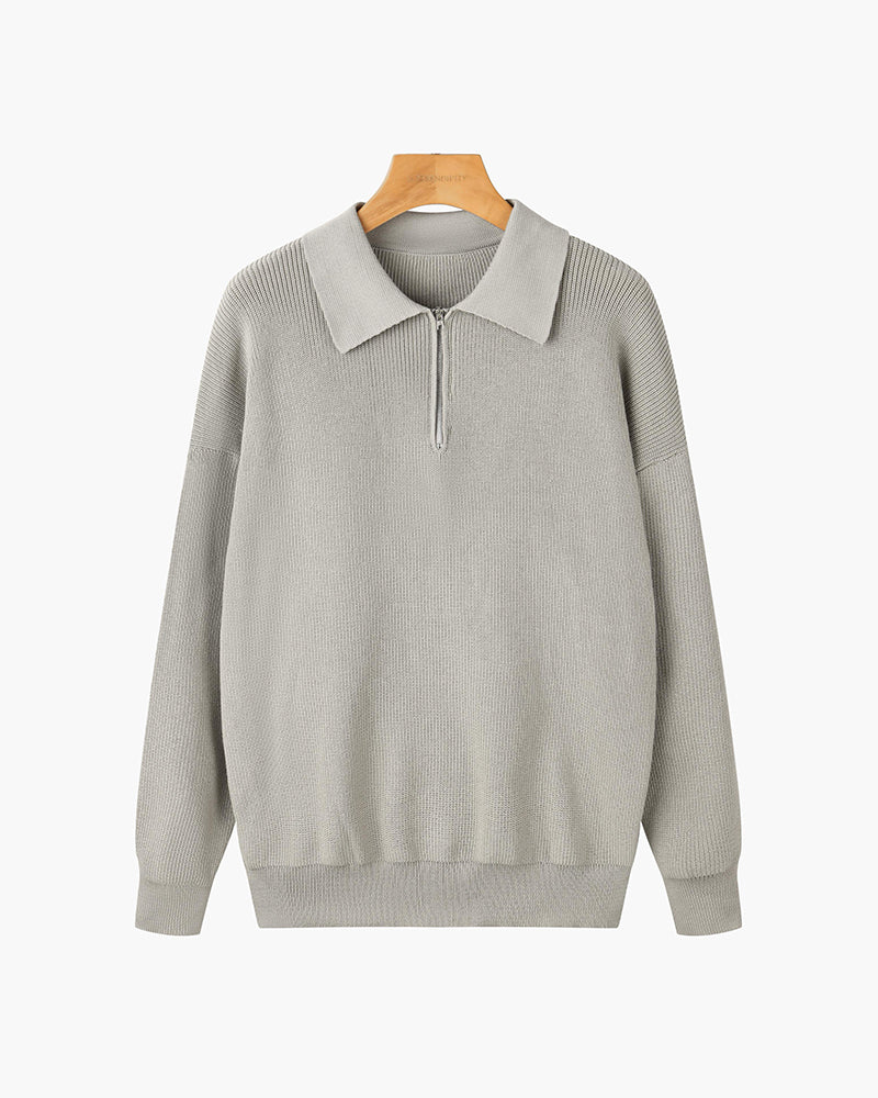 Pull Matière Texturée Pour Homme