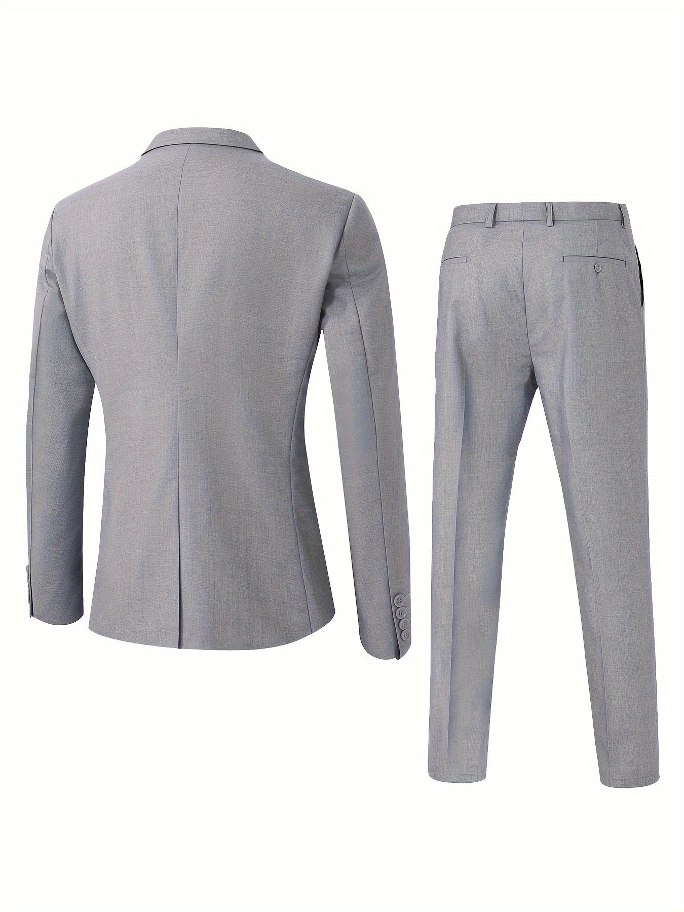 Costume 2 Pièces Col Cranté Pour Homme