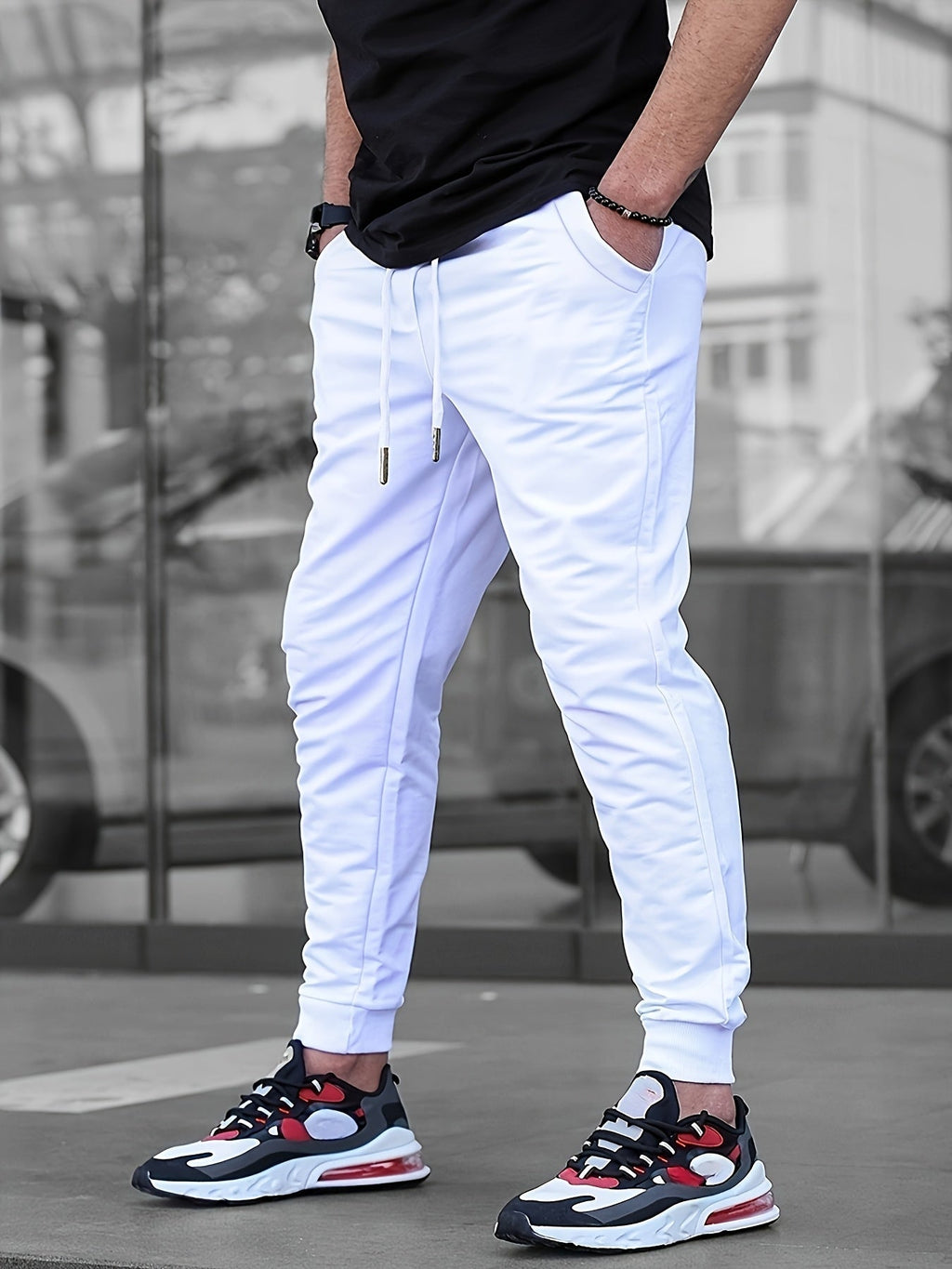 Homme Pantalon Coupe Ajustée