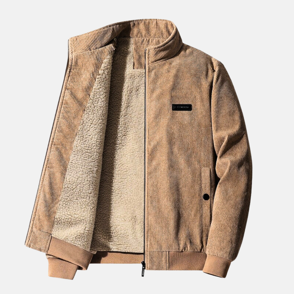 Homme Veste Velours Côtelé