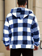 Homme Veste Sherpa Capuche