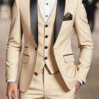 Costume 2 Pièces Coupe Droite 2 Pour Homme