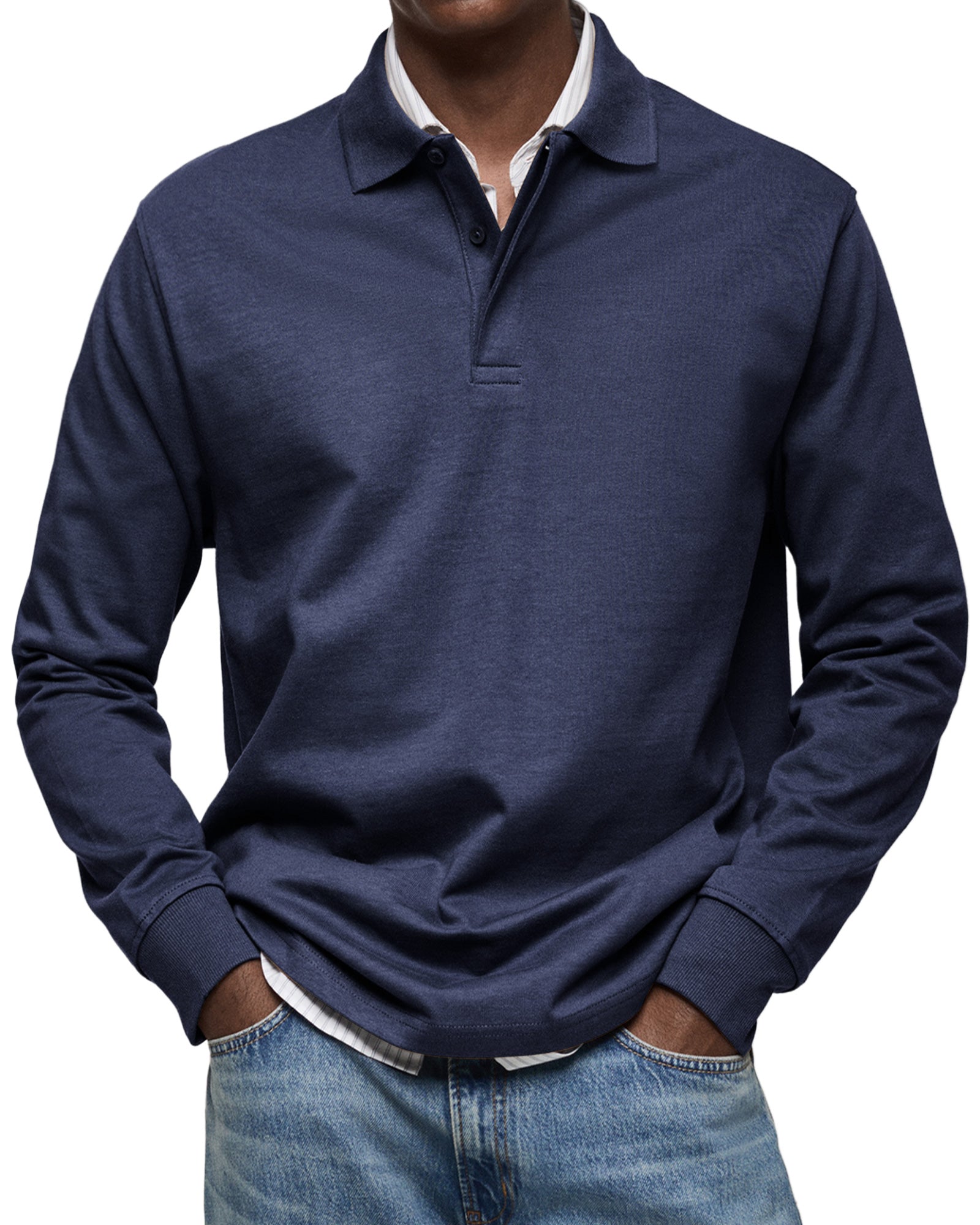 Polo Manches Longues Pour Homme