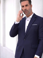 Costume 2 Pièces Col Cranté Pour Homme
