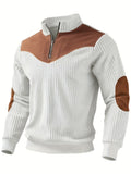 Sweat Maille Côtelée Pour Homme