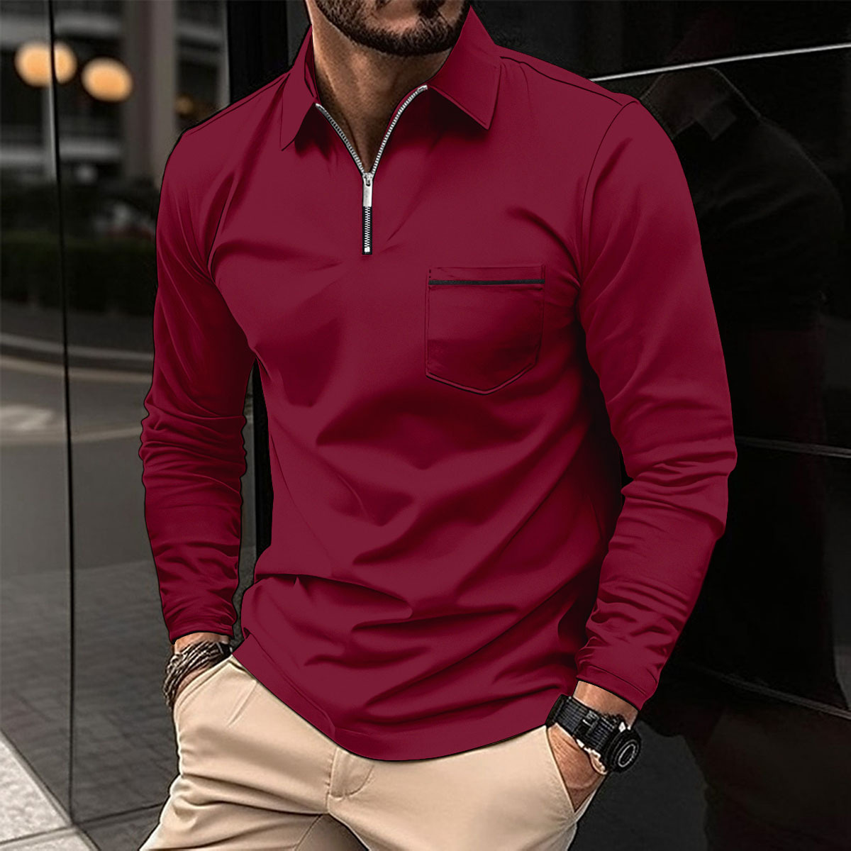 Polo Poche Poitrine Pour Homme