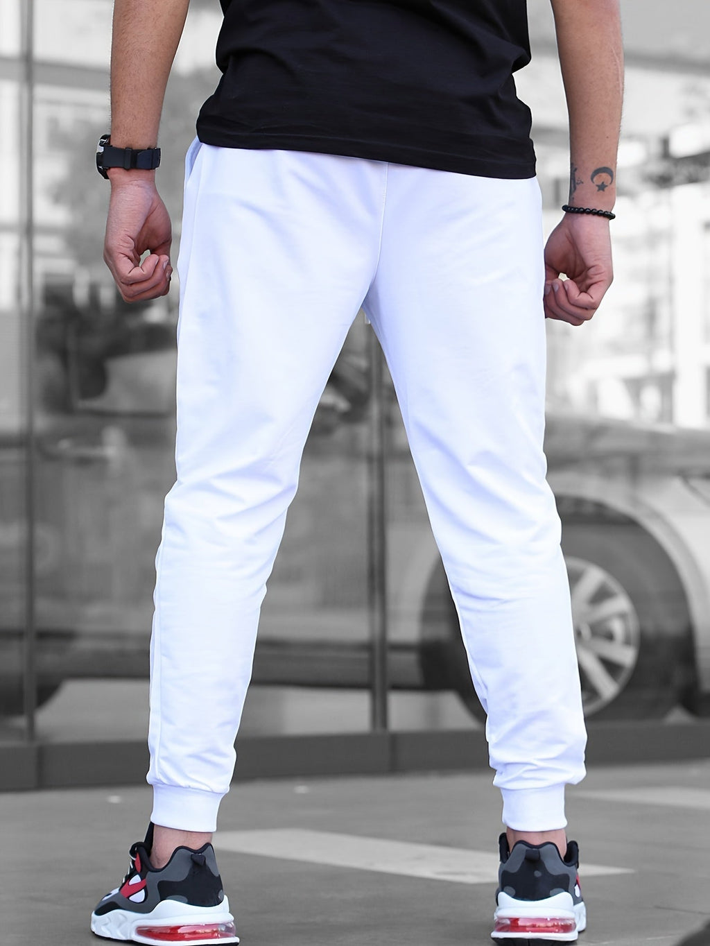Homme Pantalon Coupe Ajustée