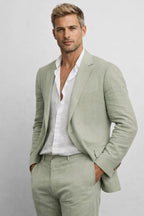 Costume 2 Pièces Fermeture Boutonnée Pour Homme