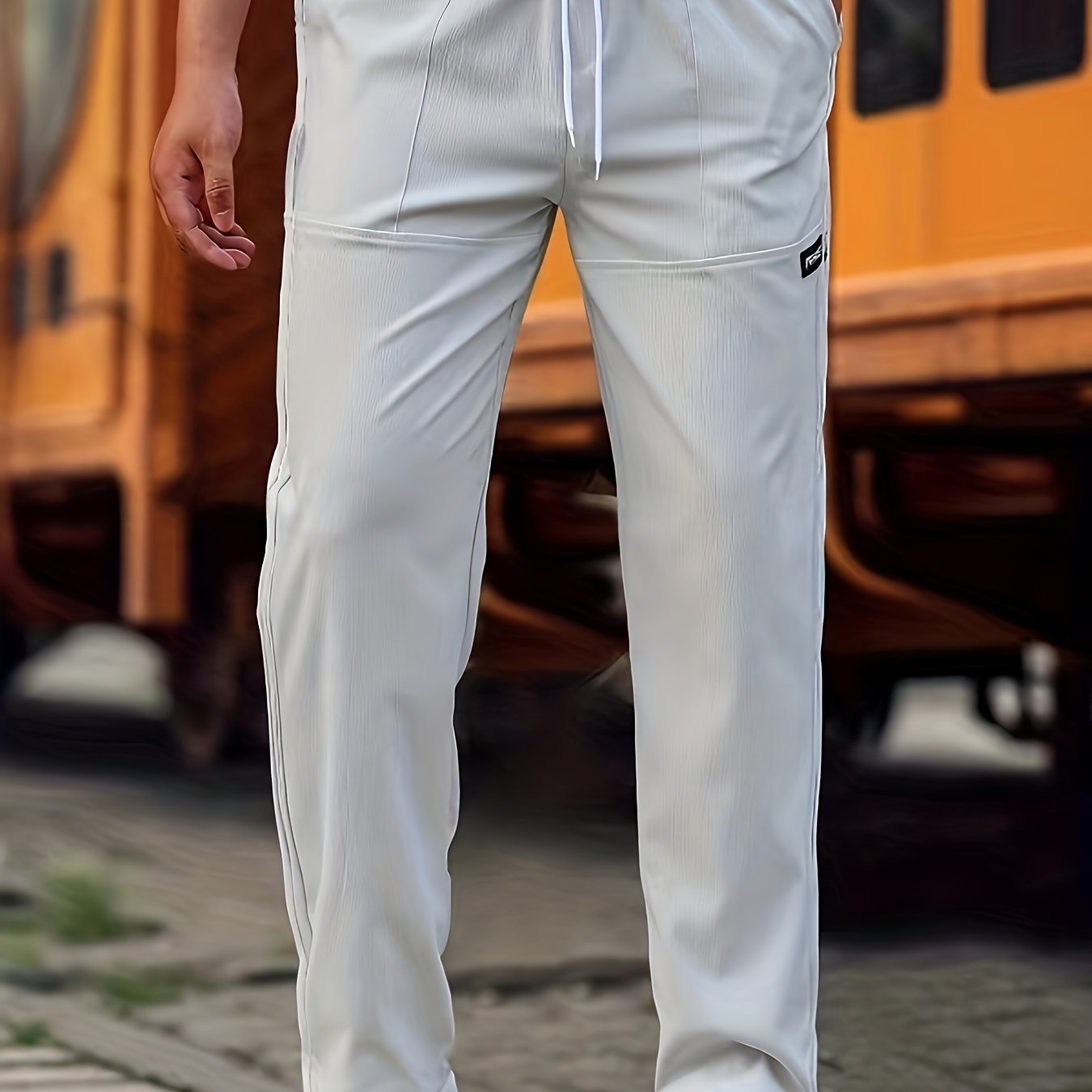 Homme Pantalon Coupe Droite