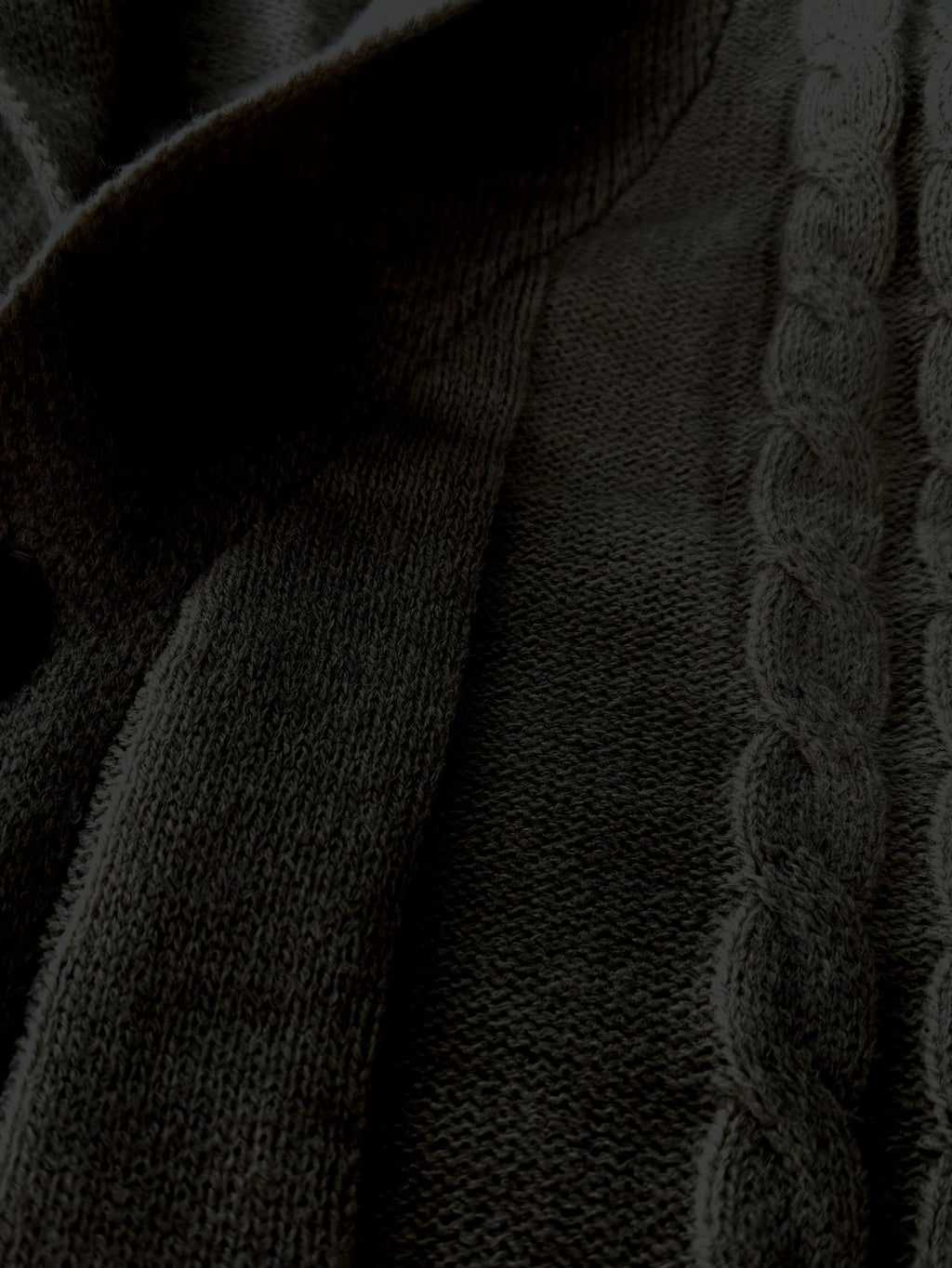 Cardigan Matière Stretch Coupe Ample Pour Homme