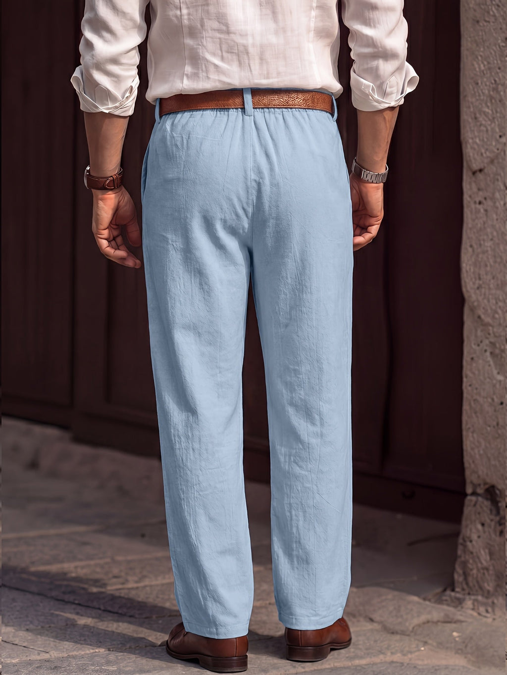 Pantalon Aspect Lin 2 Pour Homme