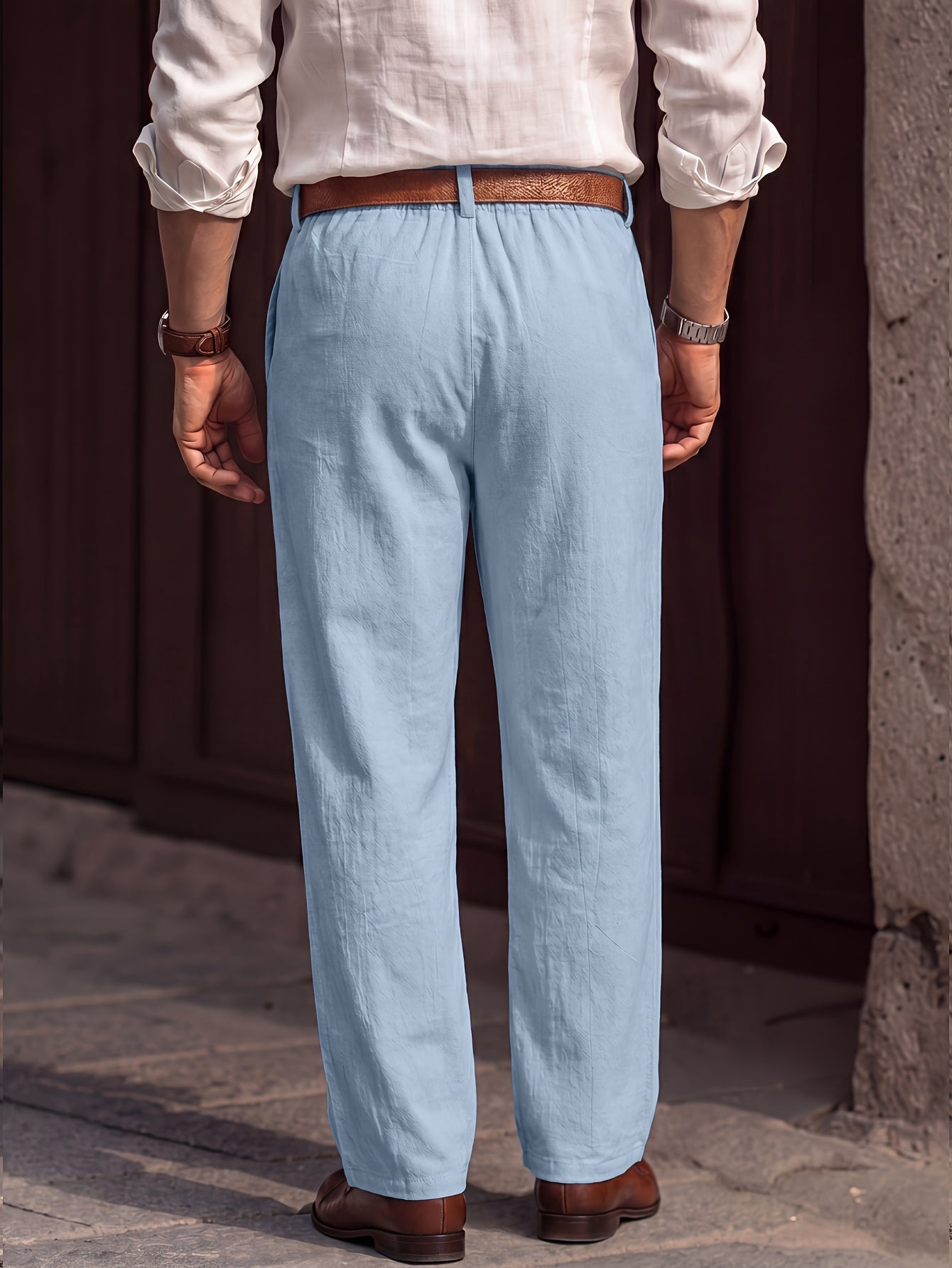 Pantalon Aspect Lin 2 Pour Homme