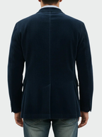 Blazer Aspect Velours Côtelé Pour Homme