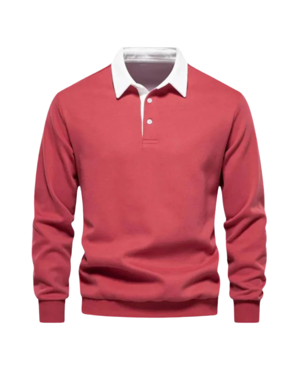Pull Maille Côtelée Col Polo Pour Homme