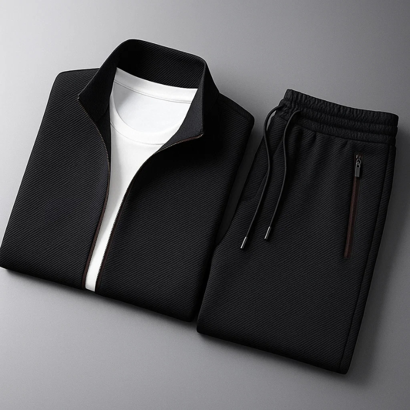 Costume 2 Pièces Matière Stretch Coupe Structurée Pour Homme