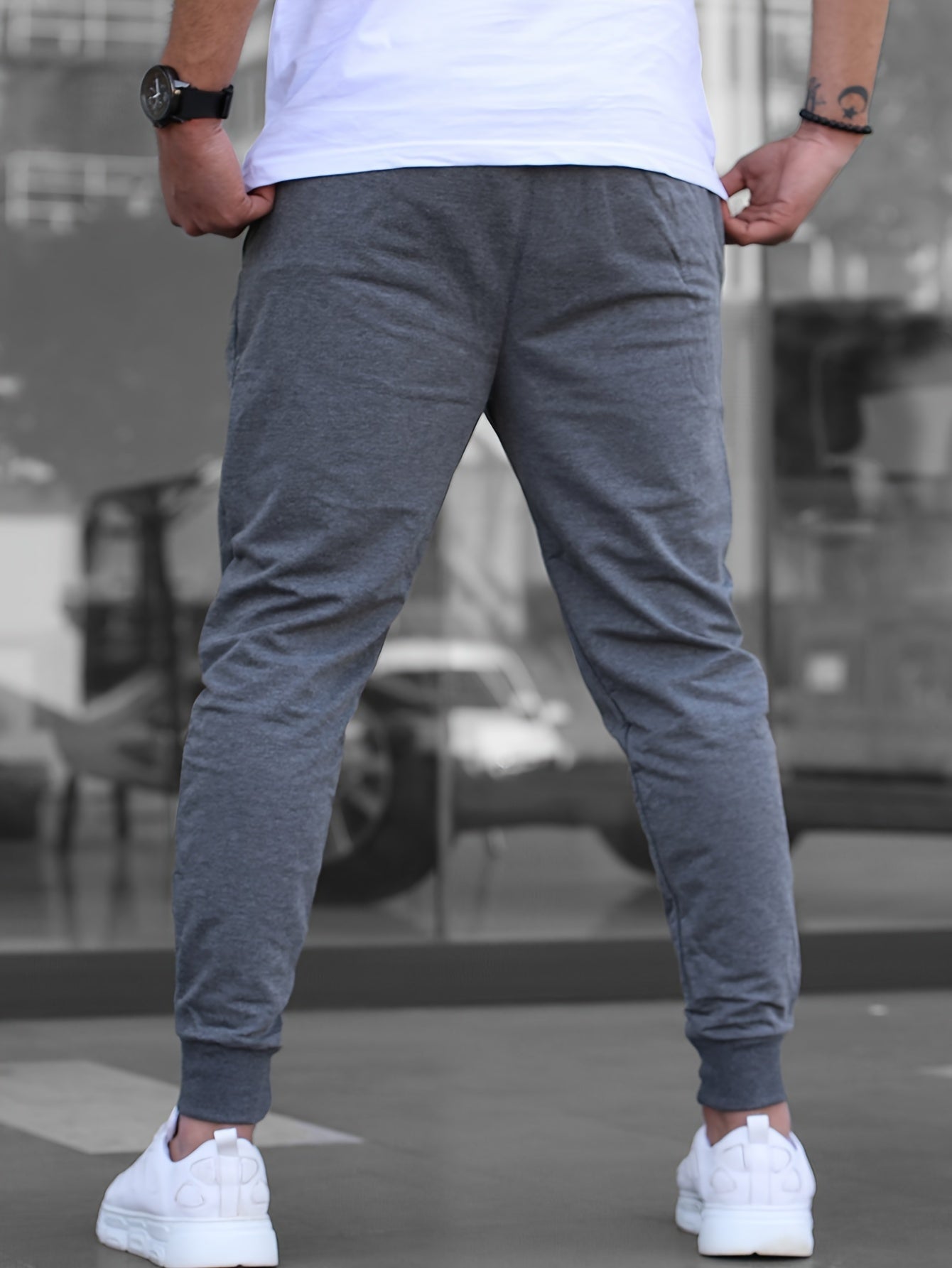 Homme Pantalon Coupe Ajustée