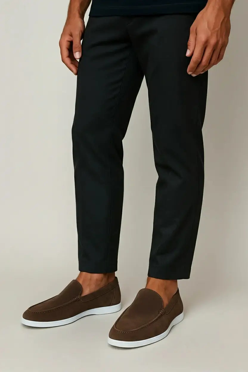 Mocassins Doublé Aspect Daim Pour Homme