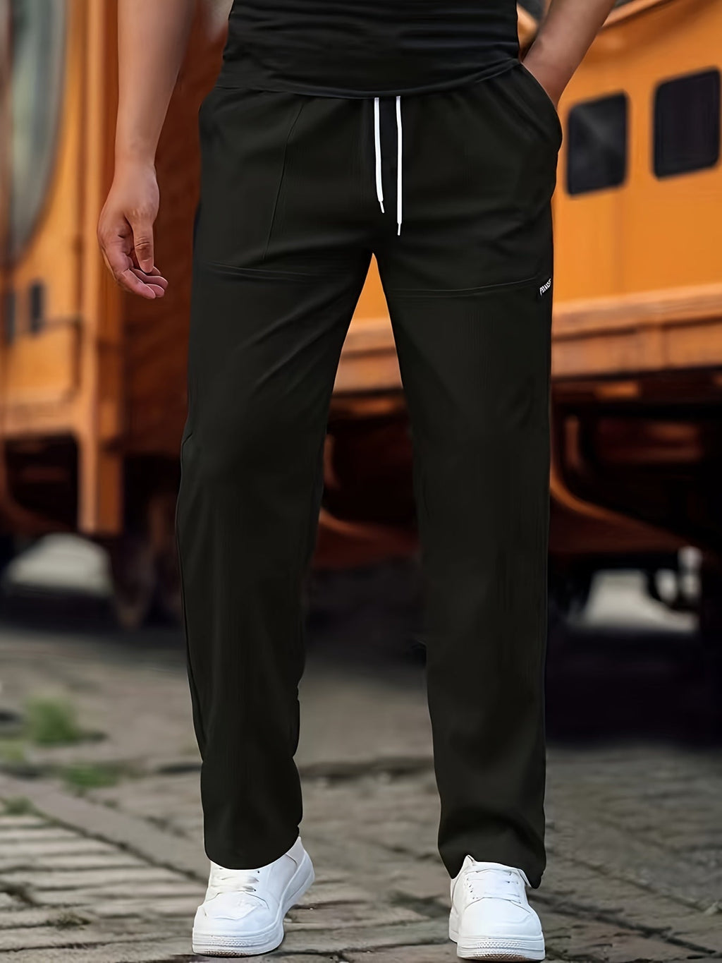 Homme Pantalon Coupe Droite