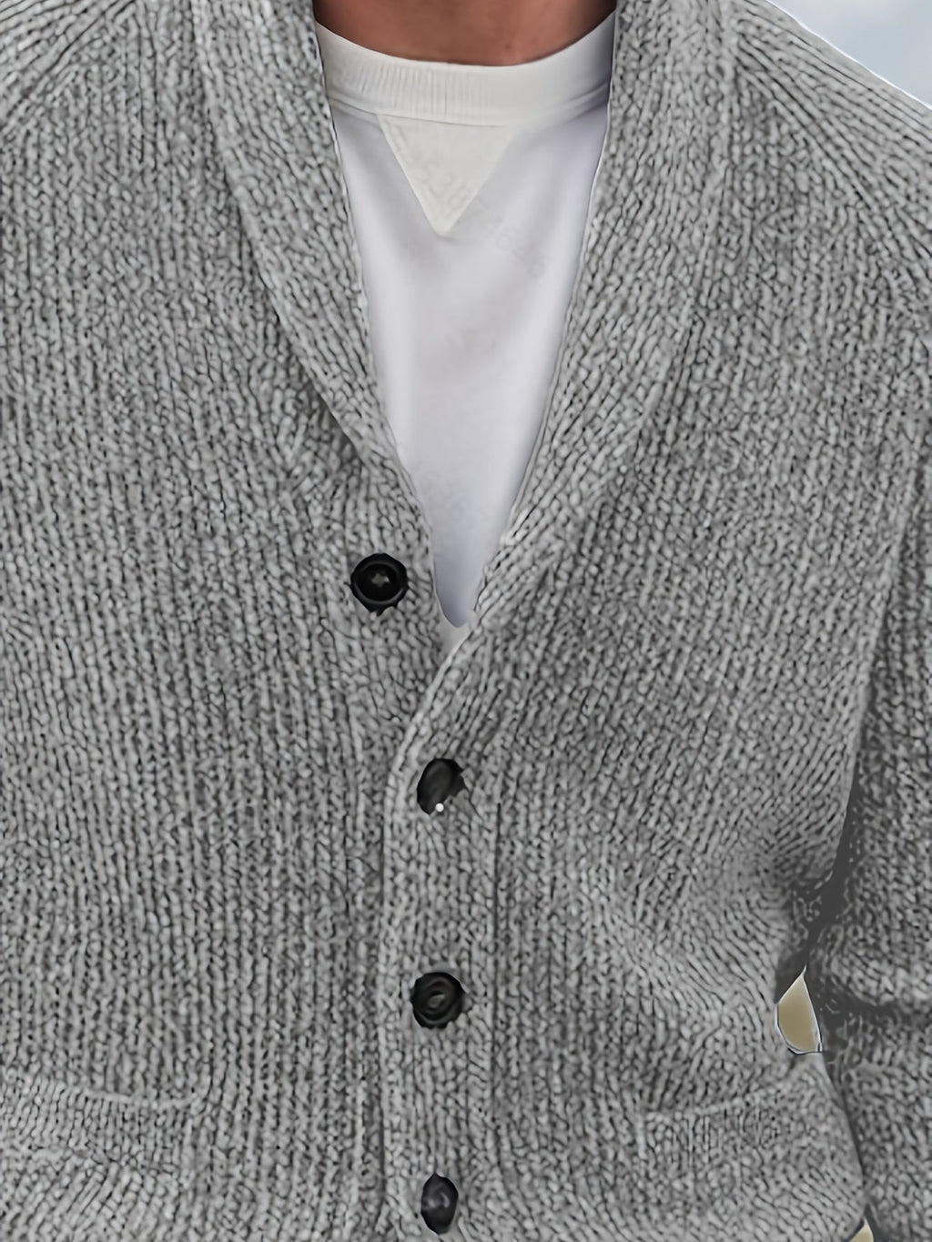 Cardigan Maille Douce Pour Homme