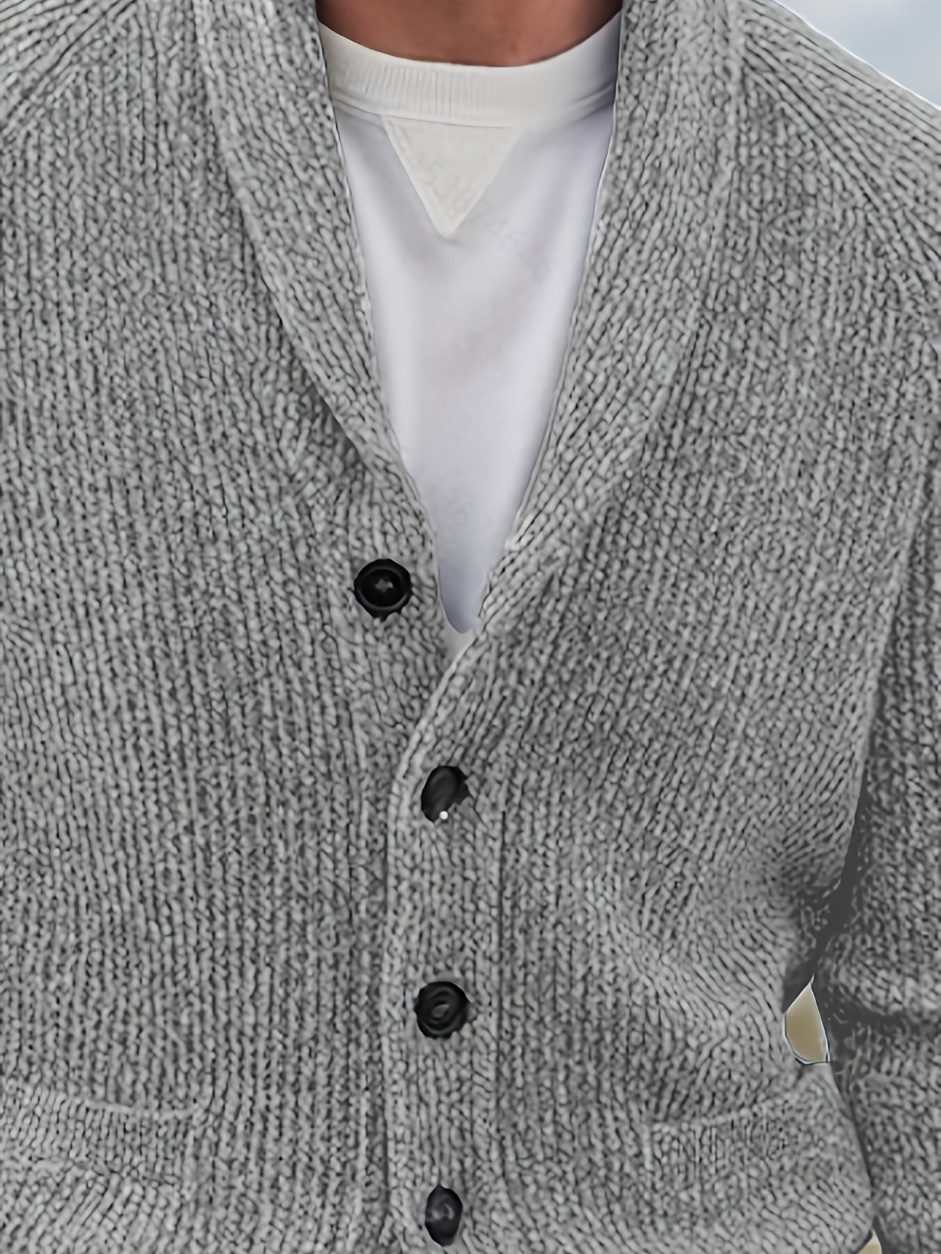Cardigan Maille Douce Pour Homme