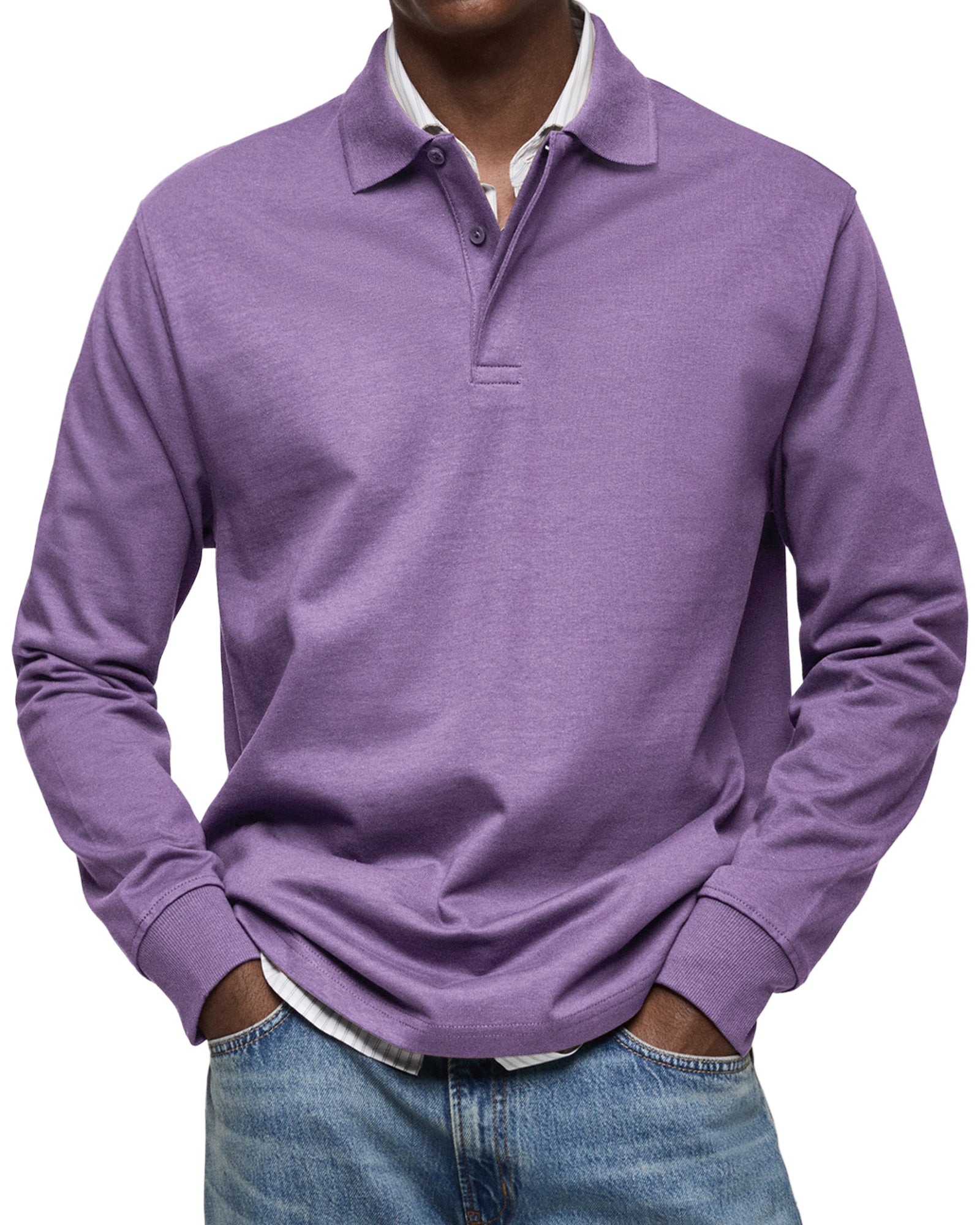 Polo Manches Longues Pour Homme