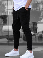 Homme Pantalon Coupe Ajustée