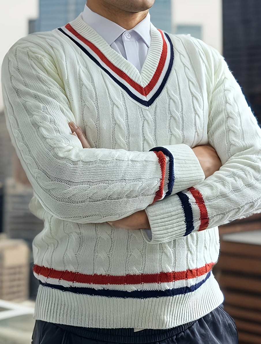 Pull Maille Douce Coupe Droite Pour Homme