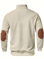 Sweat Maille Côtelée Pour Homme