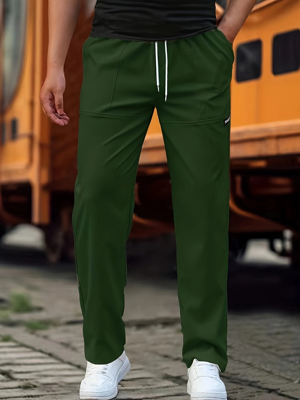 Homme Pantalon Coupe Droite