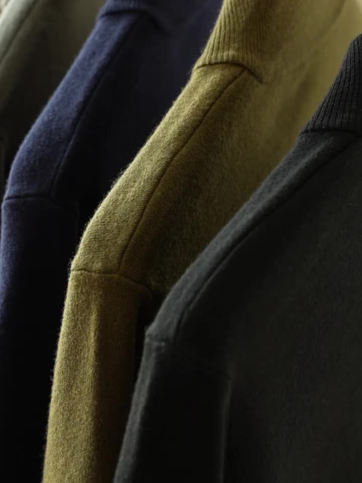 Homme Pull Col Zippé
