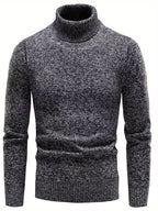 Pull Matière Stretch Col Cranté Pour Homme