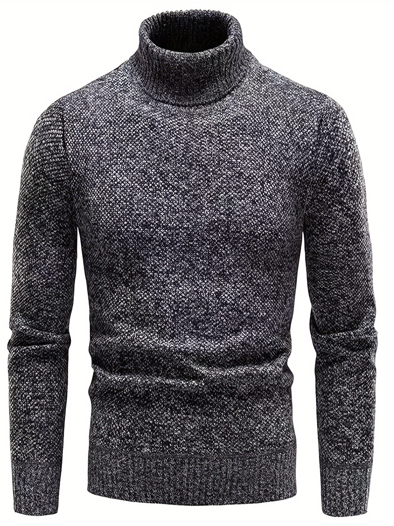 Pull Matière Stretch Col Cranté Pour Homme