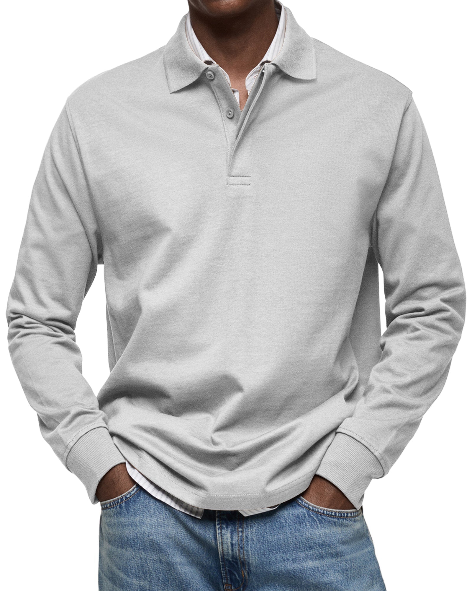 Polo Manches Longues Pour Homme