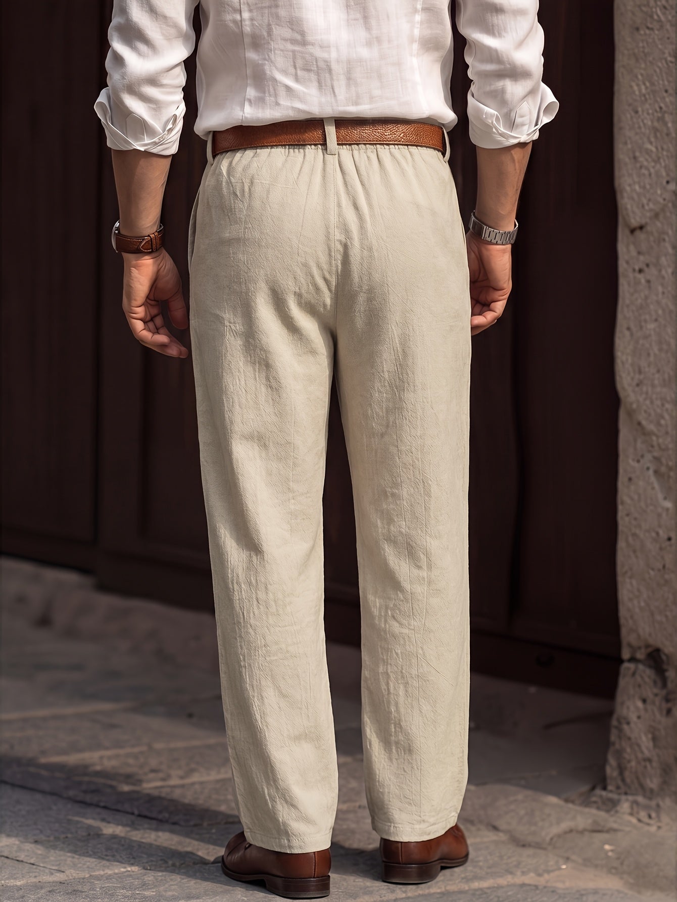 Pantalon Aspect Lin 2 Pour Homme