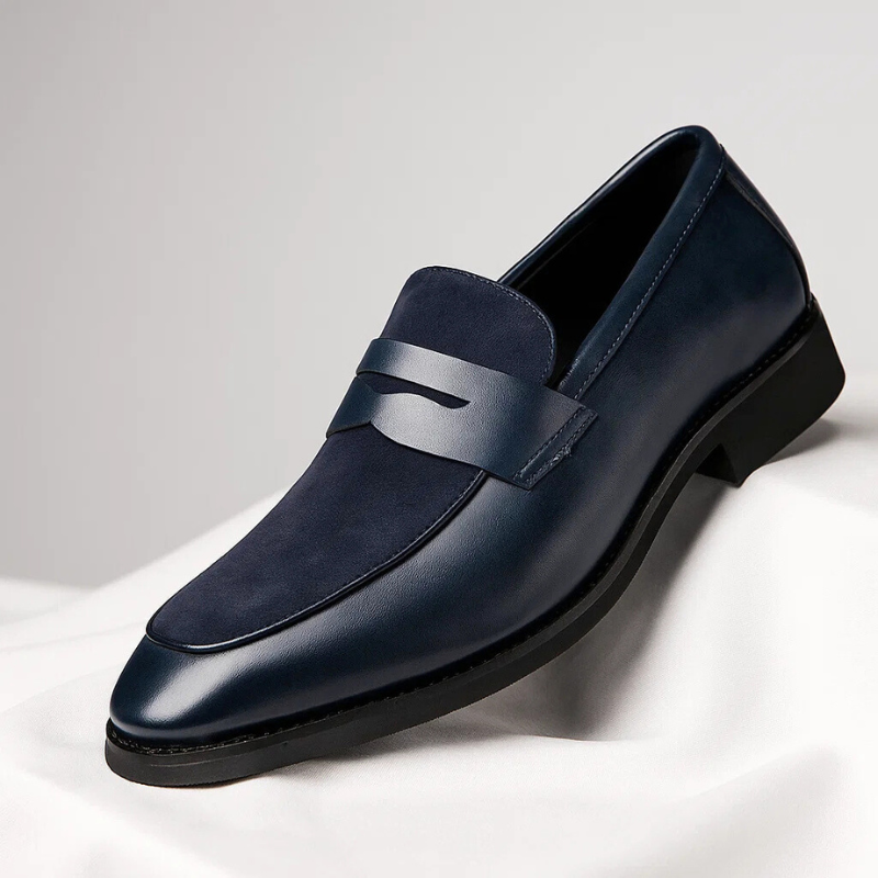 Mocassins Aspect Daim Semelle Caoutchouc Pour Homme