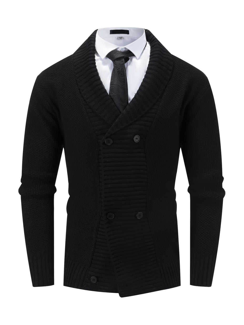 Homme Pull Col Châle