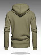 Homme Sweat Capuche Boutonné