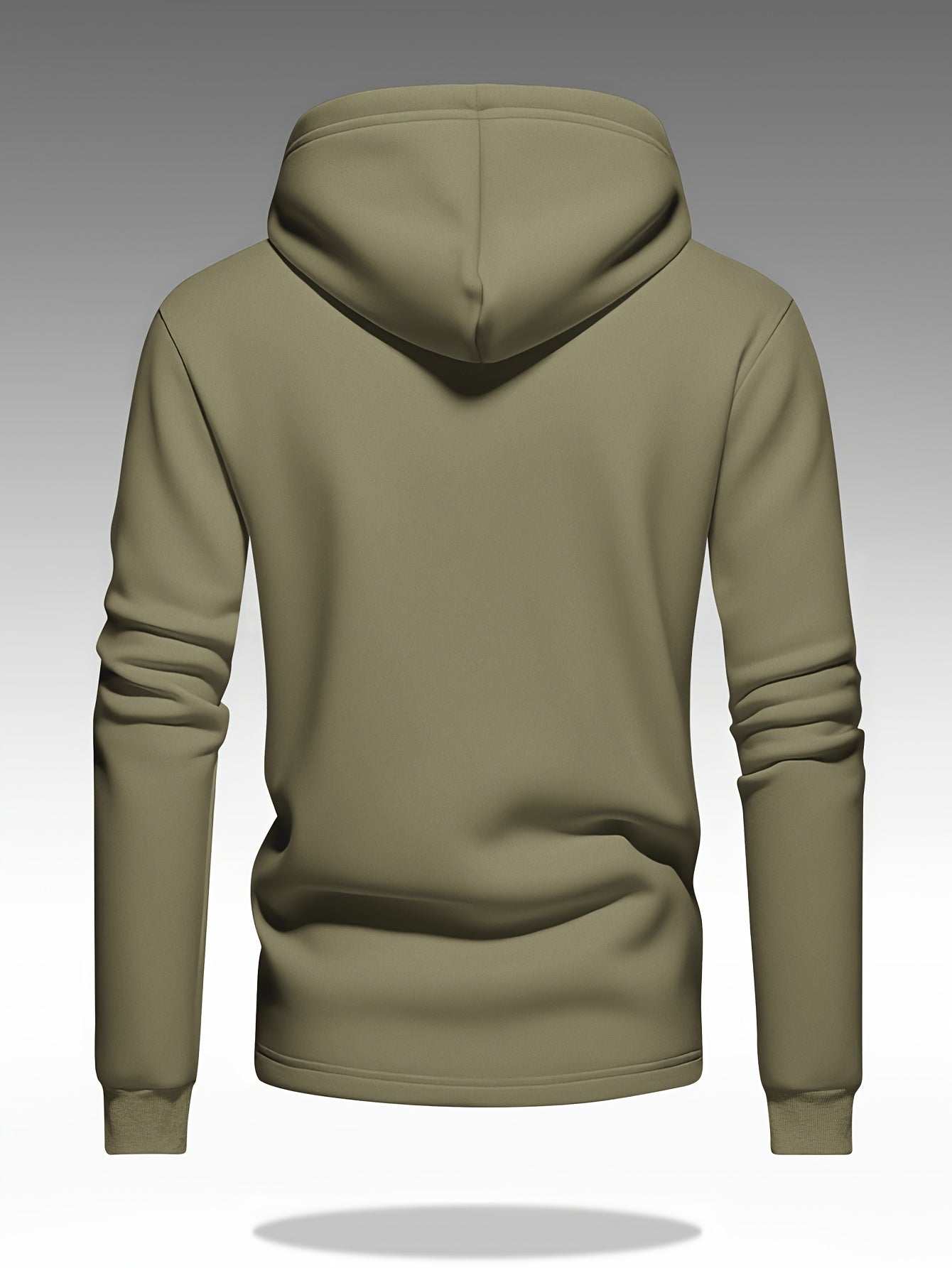 Homme Sweat Capuche Boutonné